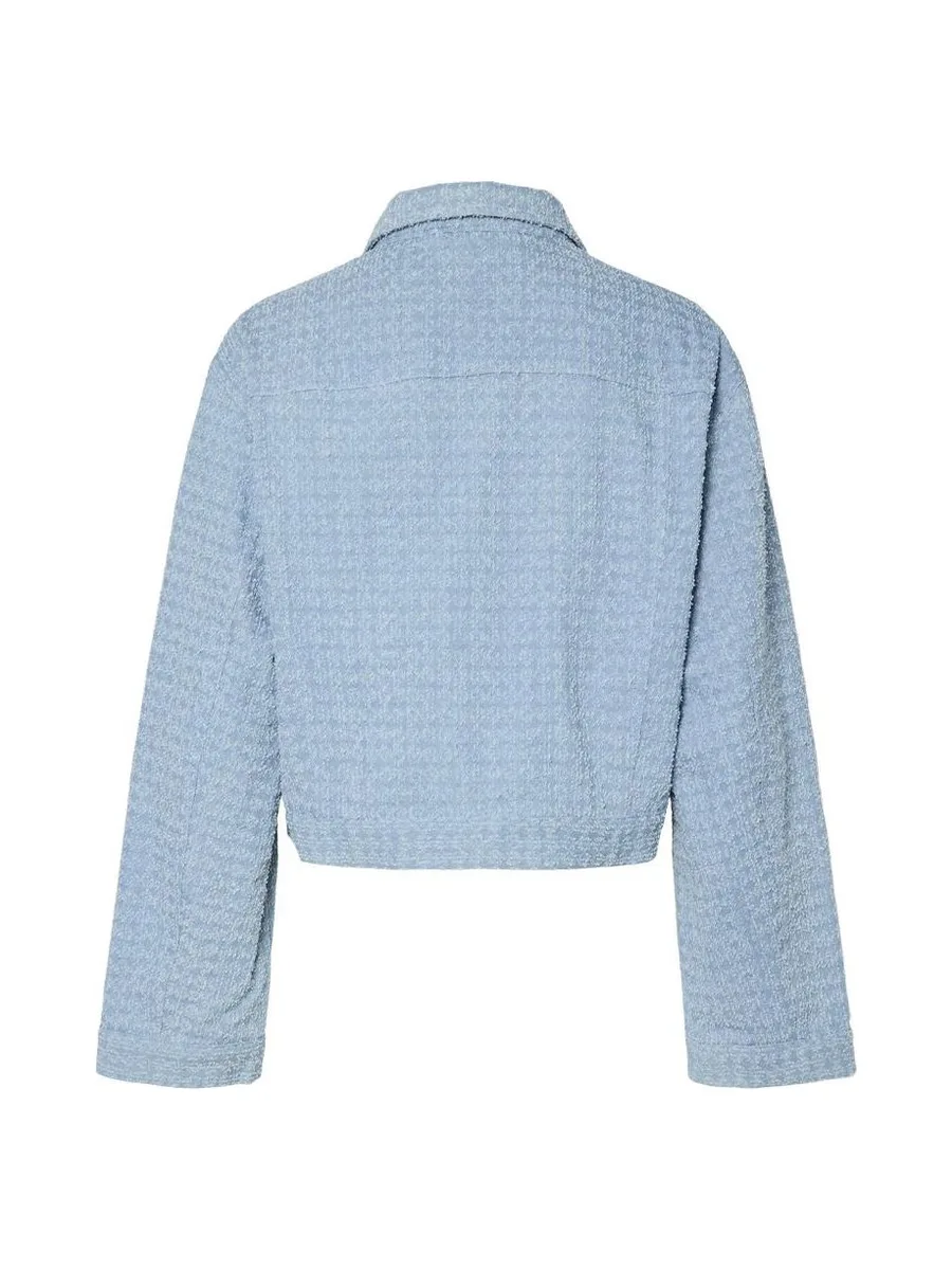 Veste Bleu Femme Pieces Jacy 4