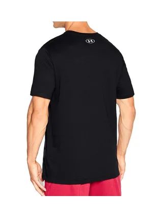 T-Shirt Noir Homme Under Armour Camo Boxed 2
