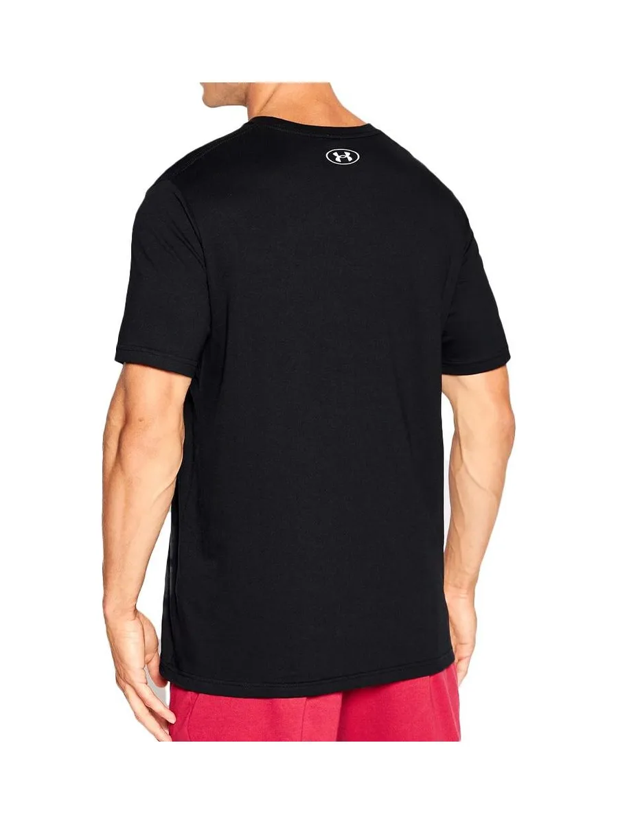 T-Shirt Noir Homme Under Armour Camo Boxed 3