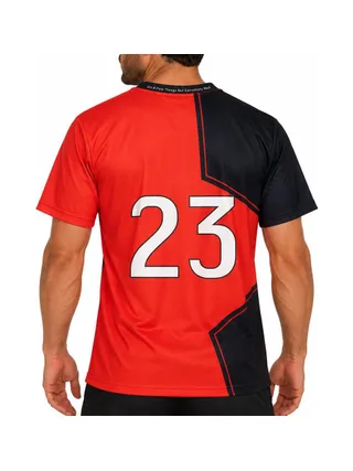 Maillot de Foot Rouge/Noir Homme Puma Marscup La Savine 2