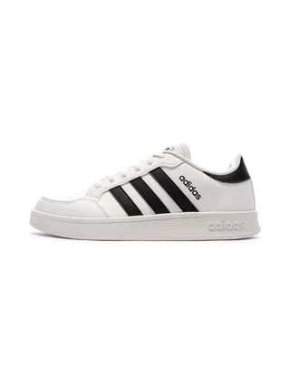 Baskets Blanches/Noires Homme Adidas Breaknet 1