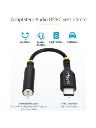 USB-C Audio Adapter to 3.5mm TRRS Jack 7
