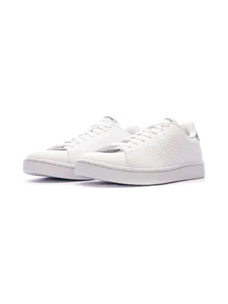 Baskets Blanches/Vert Homme Adidas Advantage 6