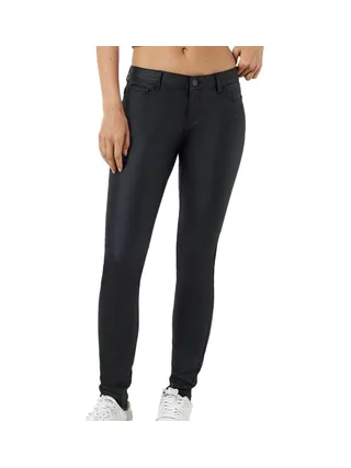Jeans Noir Enduit Femme Noisy May Mallie 1