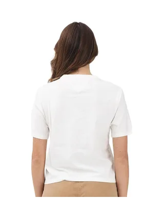 T-shirt Blanc Femme Tommy Hilfiger Tjw Bxy Badge 2