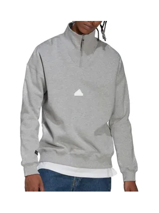 Sweat 1/4 Zip Gris Homme Adidas HN1945 1