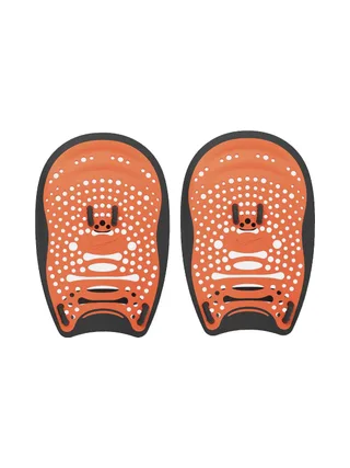 Plaquettes de Natation Noir/Orange Nike Ness 1