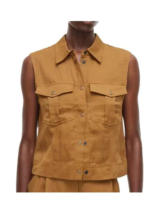 Chemise Marron Femme Rouge Edit Etienne 1