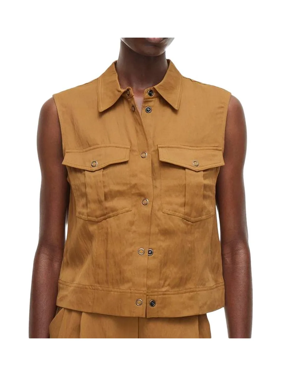 Chemise Marron Femme Rouge Edit Etienne 2