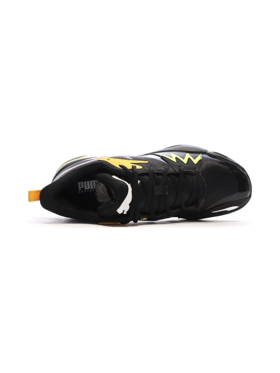 Chaussures de basketball Noires/Vertes Homme Puma Genetics 5