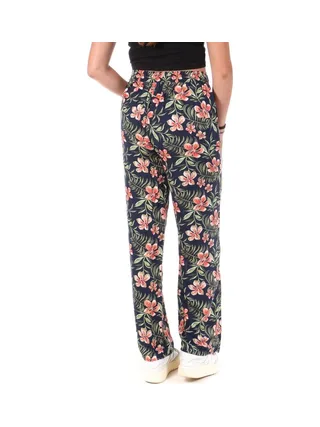 Pantalon Marine à Fleurs Femme Only Nova Life Palazzo 2