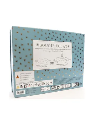 Set Coupelle Feuille et Cire Perle Bois De Cèdre 2