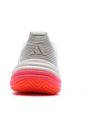 Chaussures de tennis Blanches/Roses Femme Adidas Barricade 3