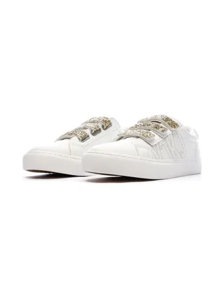 Baskets Blanche/Doré Femme Kaporal Tippyk 6