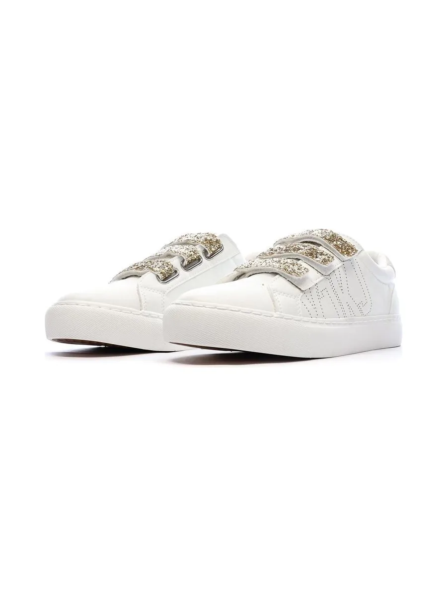 Baskets Blanche/Doré Femme Kaporal Tippyk 7
