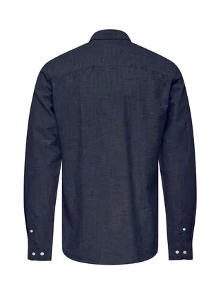 Chemise Marine Homme Only & Sons Cantley 2
