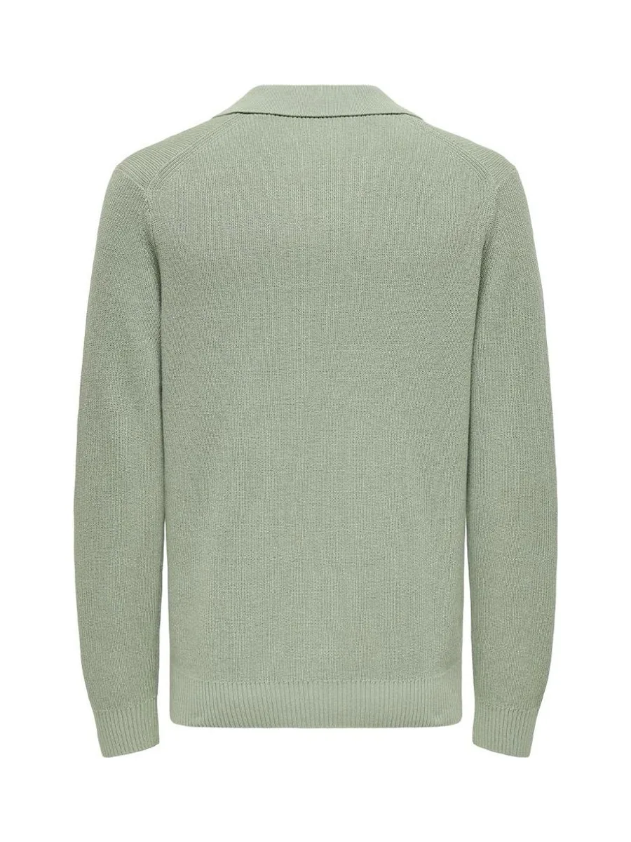 Polo Vert Homme Only & Sons Casper 3