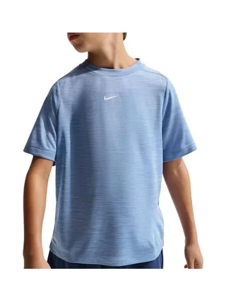 T-Shirt Bleu Ciel Enfant Nike Running 1