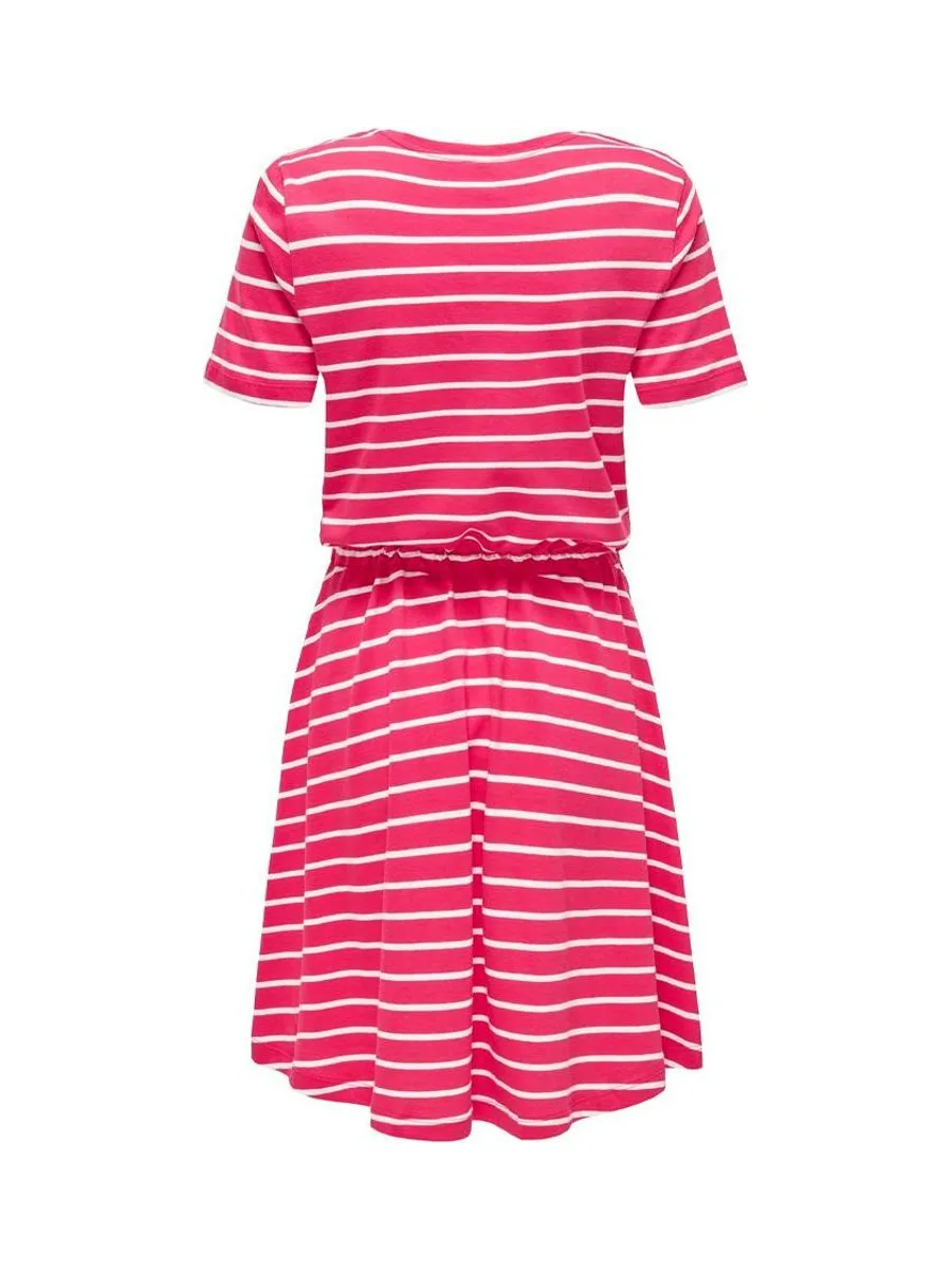 Robe à Rayure Rose Femme ONLY 15320317 2