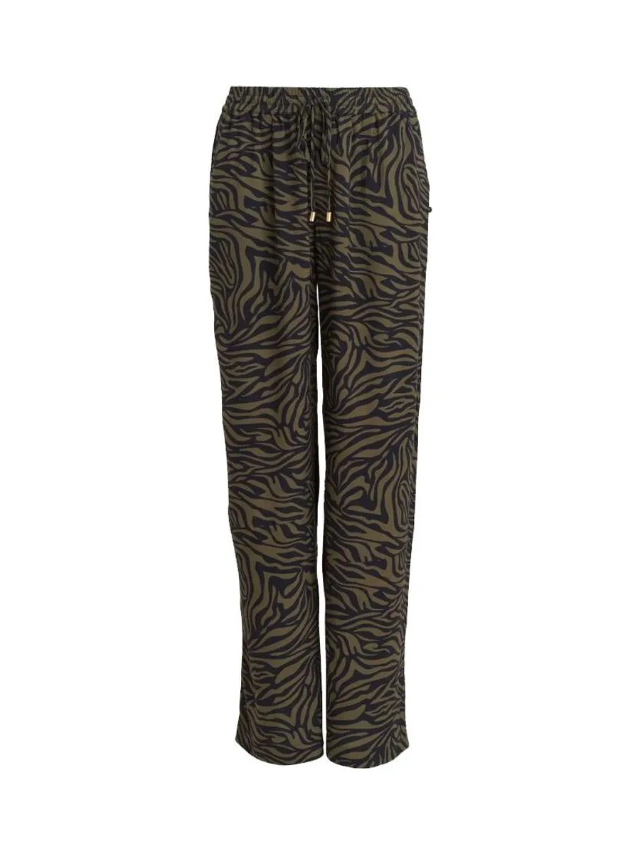 Pantalons fluide Kaki Femme Marge 2