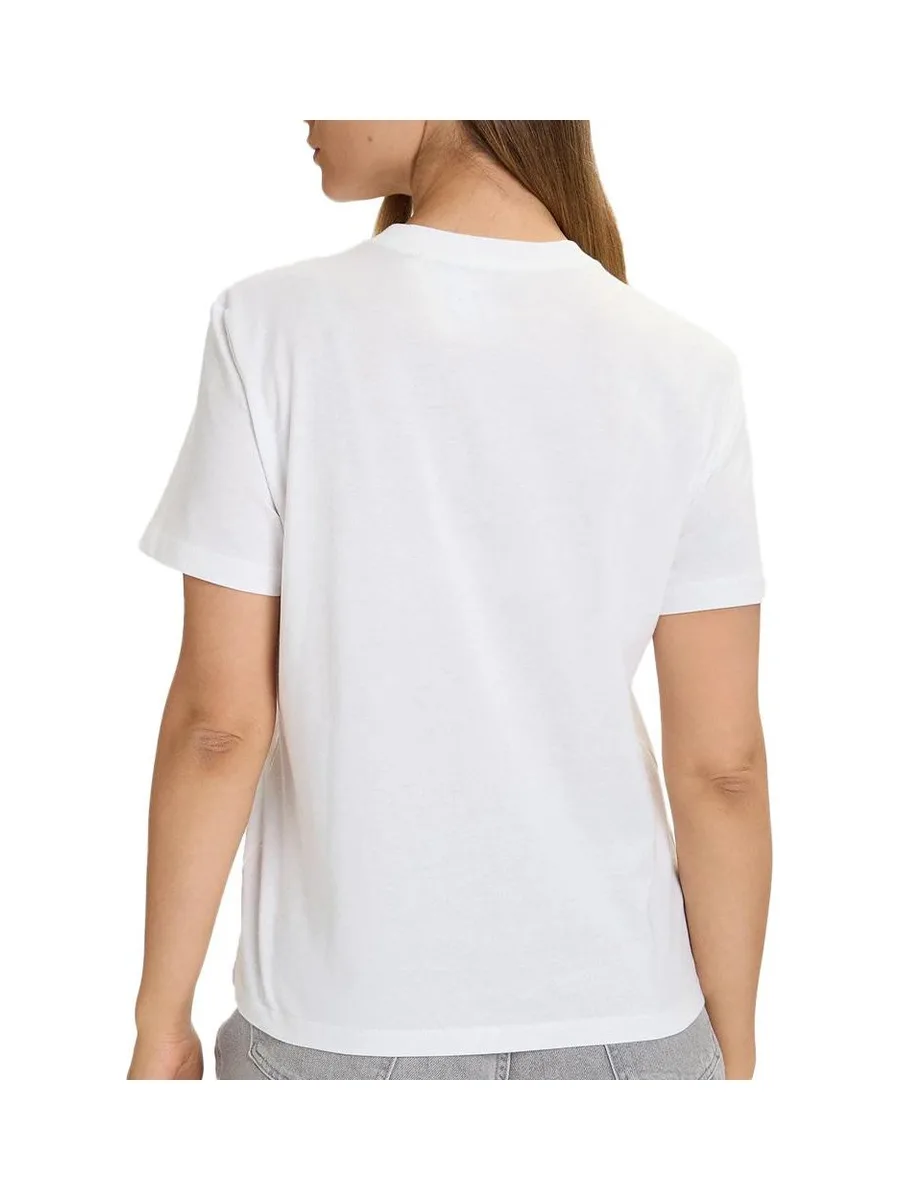 T-Shirt Blanc Femme Calvin Klein Jeans Classic Boxed 2