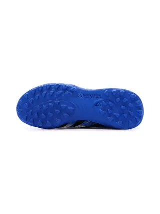 Chaussures de Foot Noir/Bleu Junior Adidas Predator League FT 5