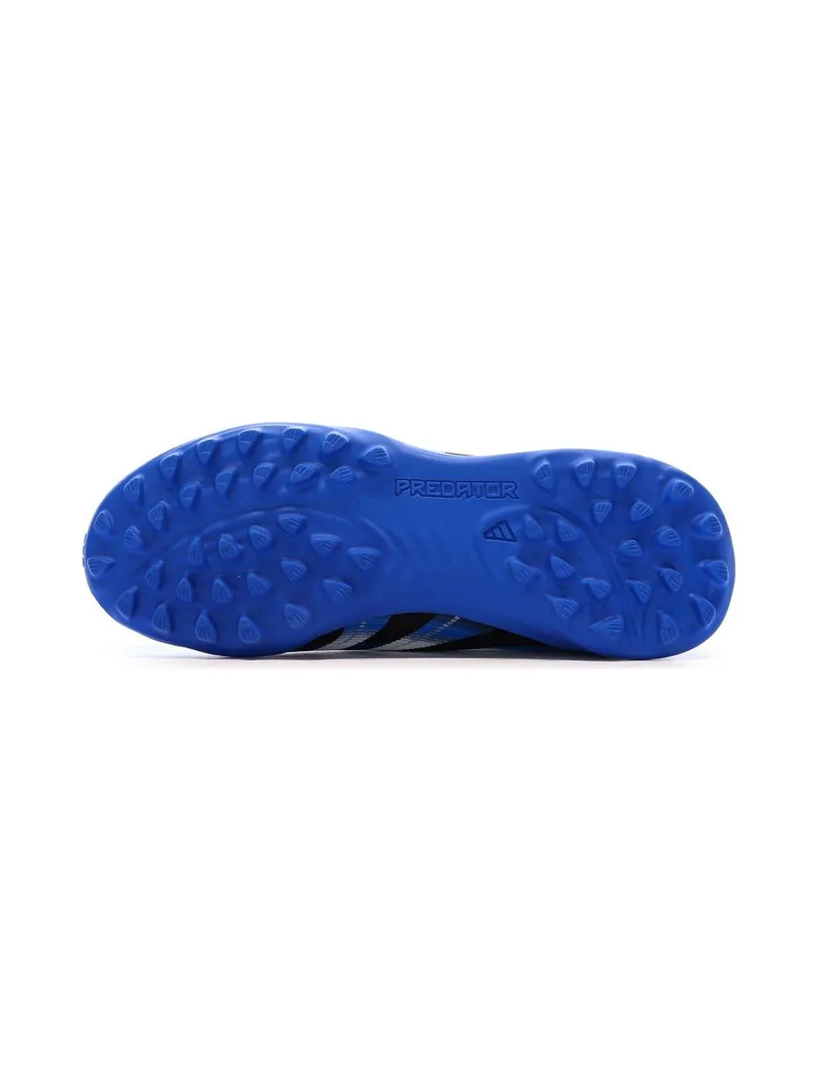 Chaussures de Foot Noir/Bleu Junior Adidas Predator League FT 6