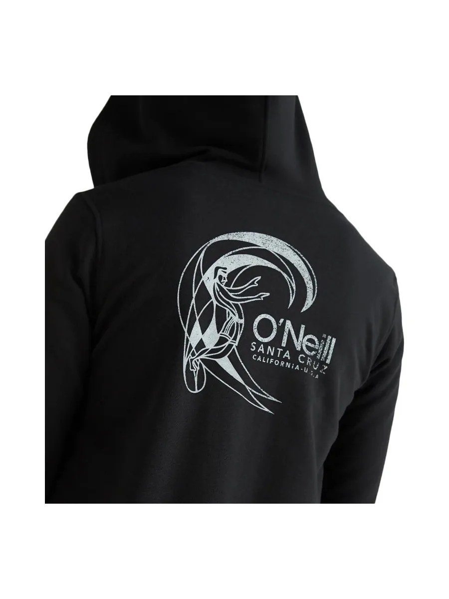 Sweat Zippé à capuche Noir Femme O'Neill Circle Surfer 3