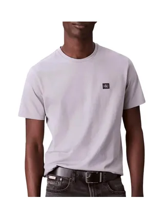 T-Shirt Gris Homme Calvin Klein Jeans Badge 30s Jersey-bright 1