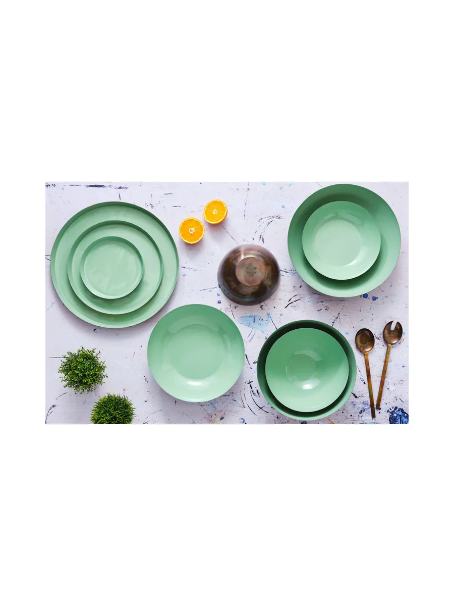 Saladier en métal Ø20cm - Jade 6