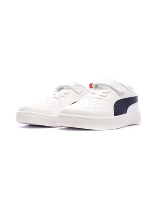 Baskets Blanches/Noires Garçon Puma Rickie 6