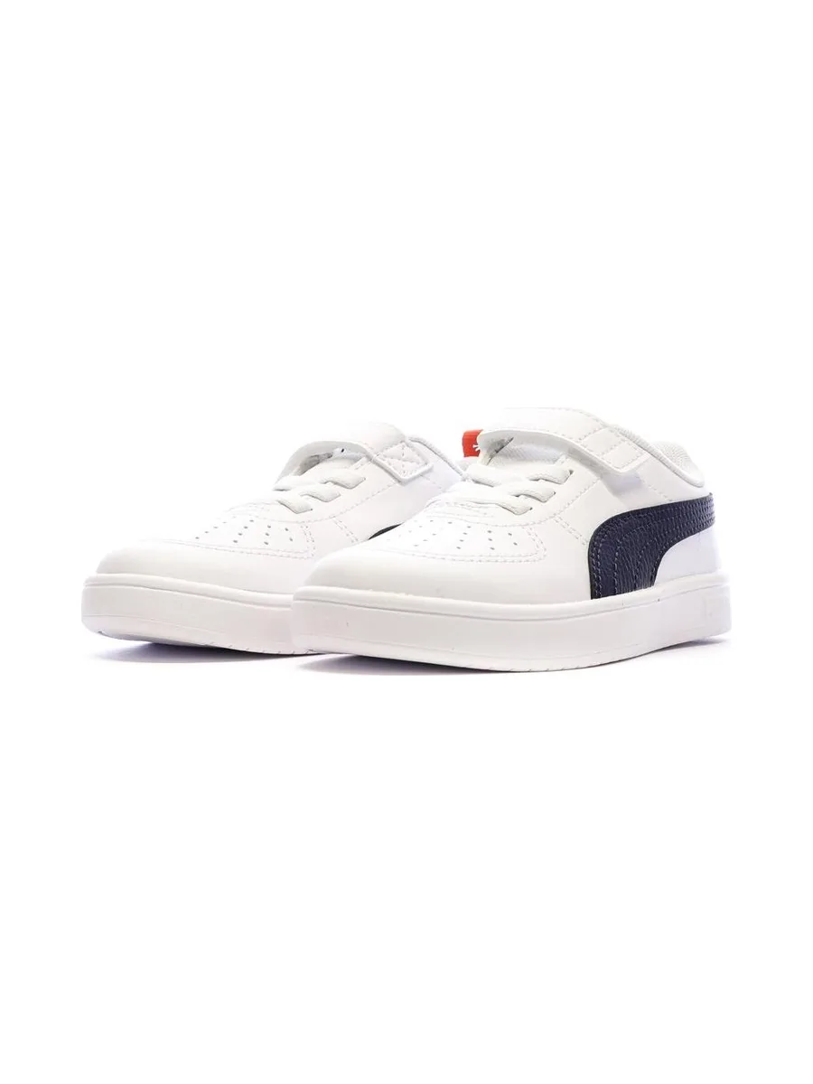 Baskets Blanches/Noires Garçon Puma Rickie 7