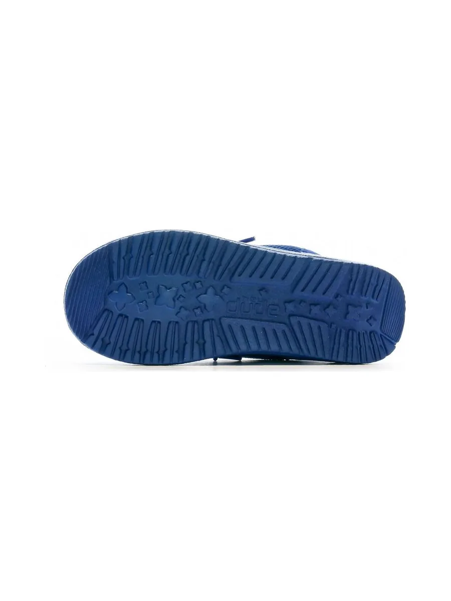 Chaussures Bleu Garçon Hey Dude Wally Youth Funk Mono 5