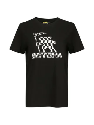 T-shirt Noir/Blanc Femme Gotcha Twist 1