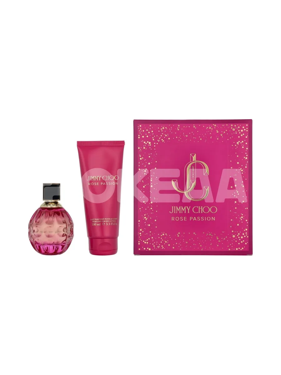 Jimmy Choo Rose Passion Giftset 160ml - Edp Spray 60ml/Perfumed Body Lotion 100ml 1