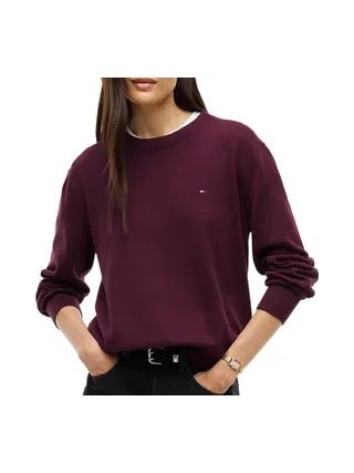 Pull Bordeaux Femme Tommy Hilfiger Essential 1