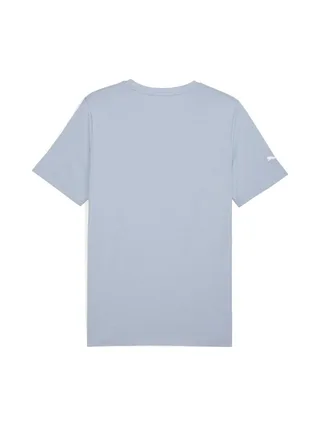 T-Shirt Bleu Homme Puma Bmw Mms Logo 2