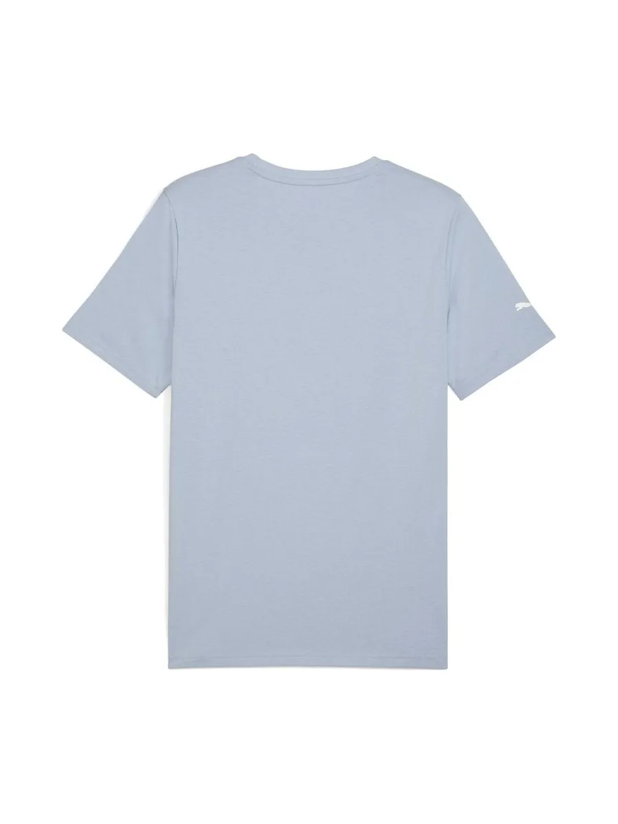 T-Shirt Bleu Homme Puma Bmw Mms Logo 3