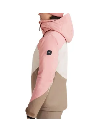 Veste de ski Rose/Taupe/Blanc Femme O'Neill Carbonite 2