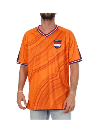 Pays-Bas Maillot Supporter Orange Mixte Sport Zone 1