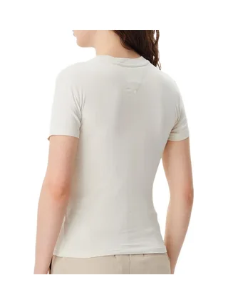 T-shirt Beige Femme Tommy Hilfiger Night Navy 2