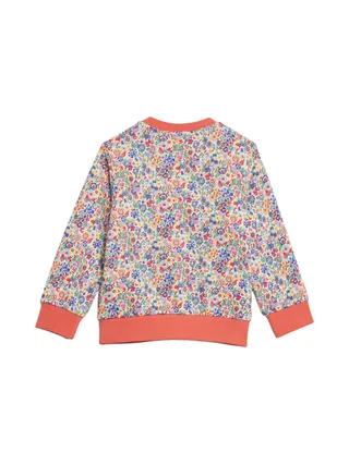 Ensemble de survêtement Rose/Blanc Fille Adidas Crew Set 2