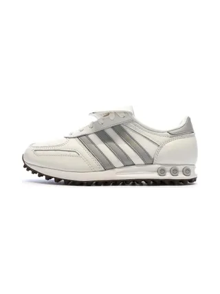 Baskets Blanc/Gris Homme Adidas La Trainer 1