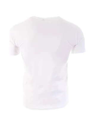 T-shirt Blanc/Marine Homme Sergio Tacchini Stripe A 2