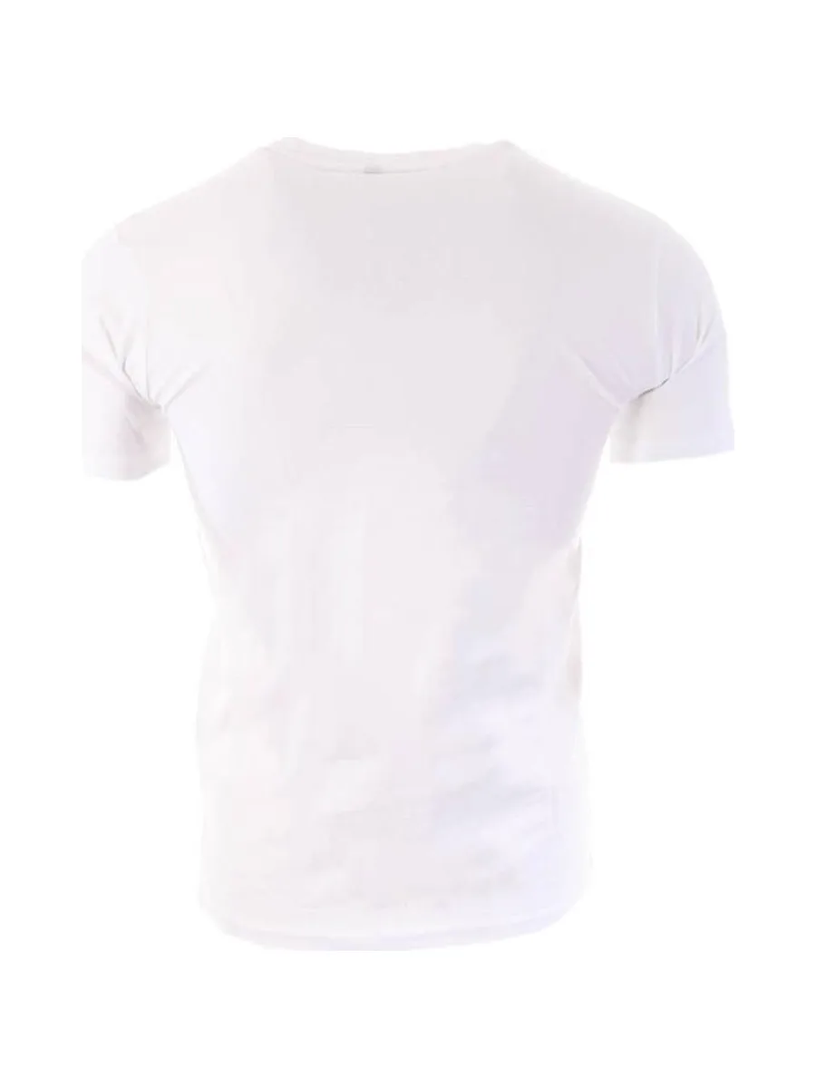 T-shirt Blanc/Marine Homme Sergio Tacchini Stripe A 3