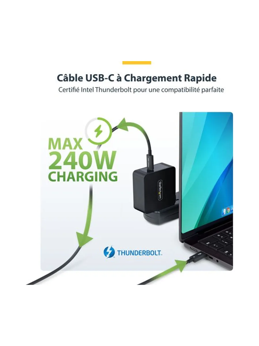 3ft 1m Certified Thunderbolt 5 Cable 13