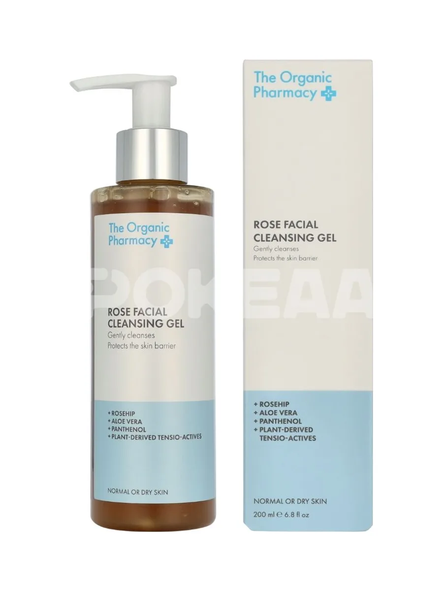 The Organic Pharmacy Rose Facial Cleansing Gel 200ml 1