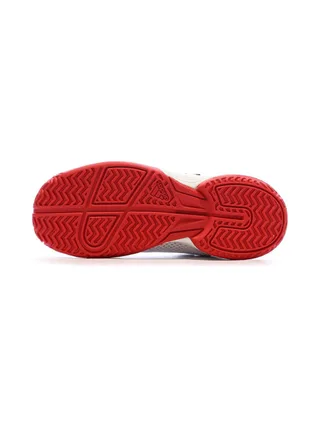 Chaussures de tennis Blanches/Rouges Garçon Adidas Courtflash 5