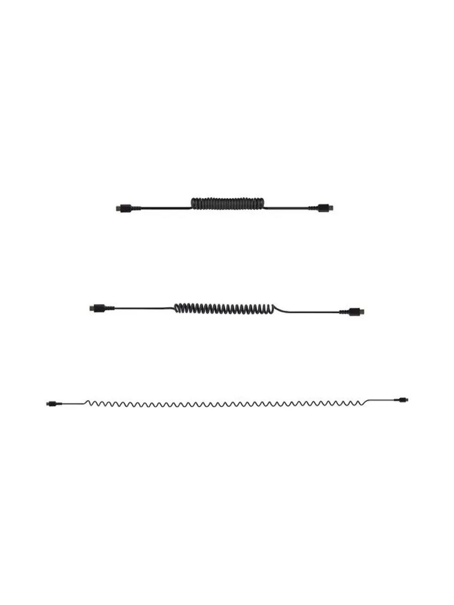 3ft USB C Charging Cable Coiled M/M 5