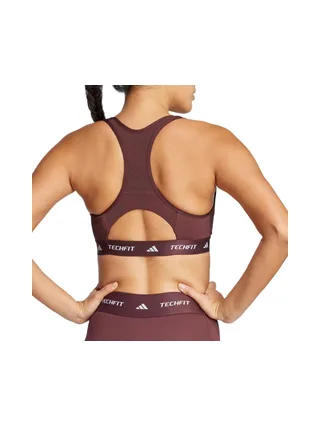 Brassière de Sport Prune Femme Adidas Tf Bra 2
